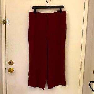 Ann Taylor ankle length wide leg pants size 12 petite